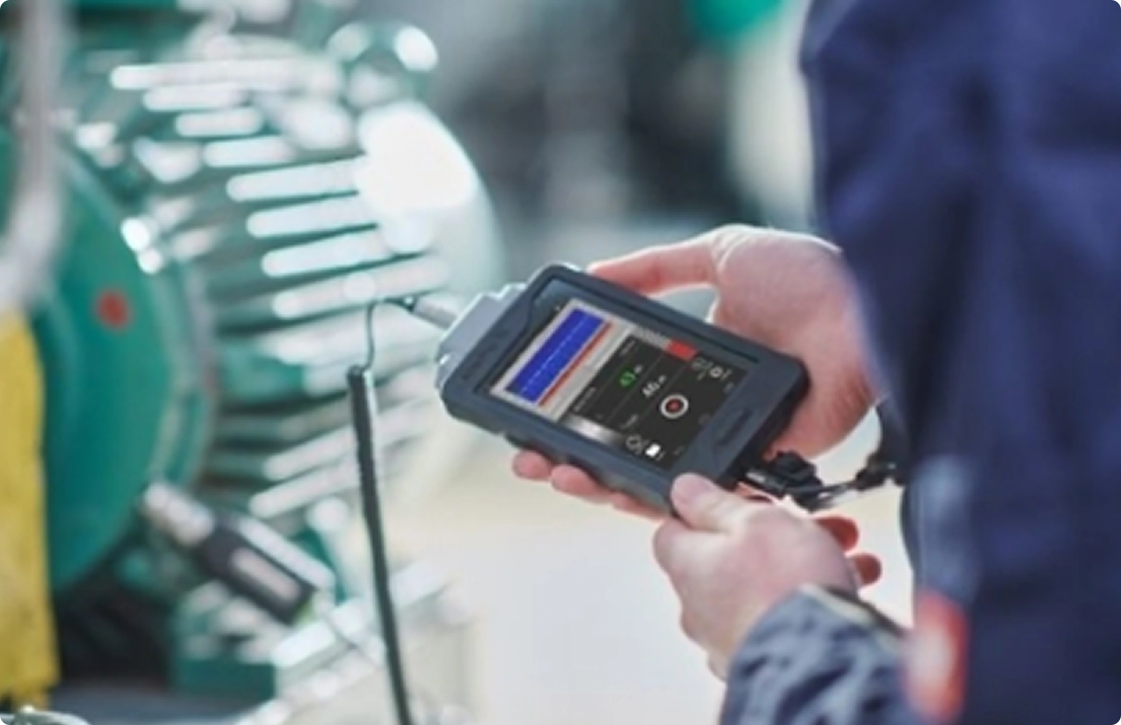Sonotec device in use